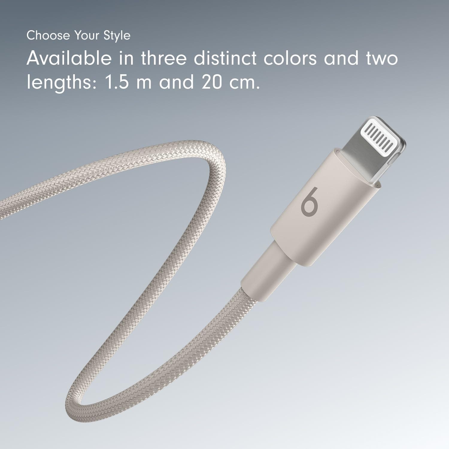 Beats cable USB-C a Lightning 1,5 m piedra