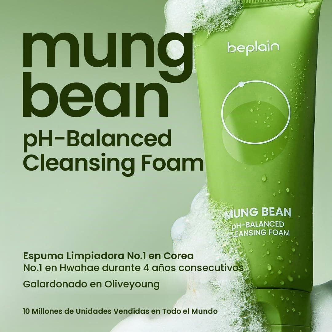 beplain Mung Bean espuma limpiadora 80 ml