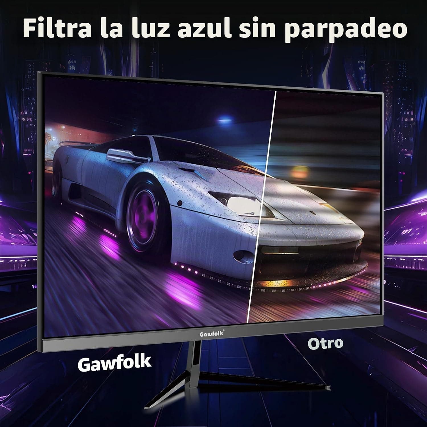 Gawfolk monitor curvo 32" QHD