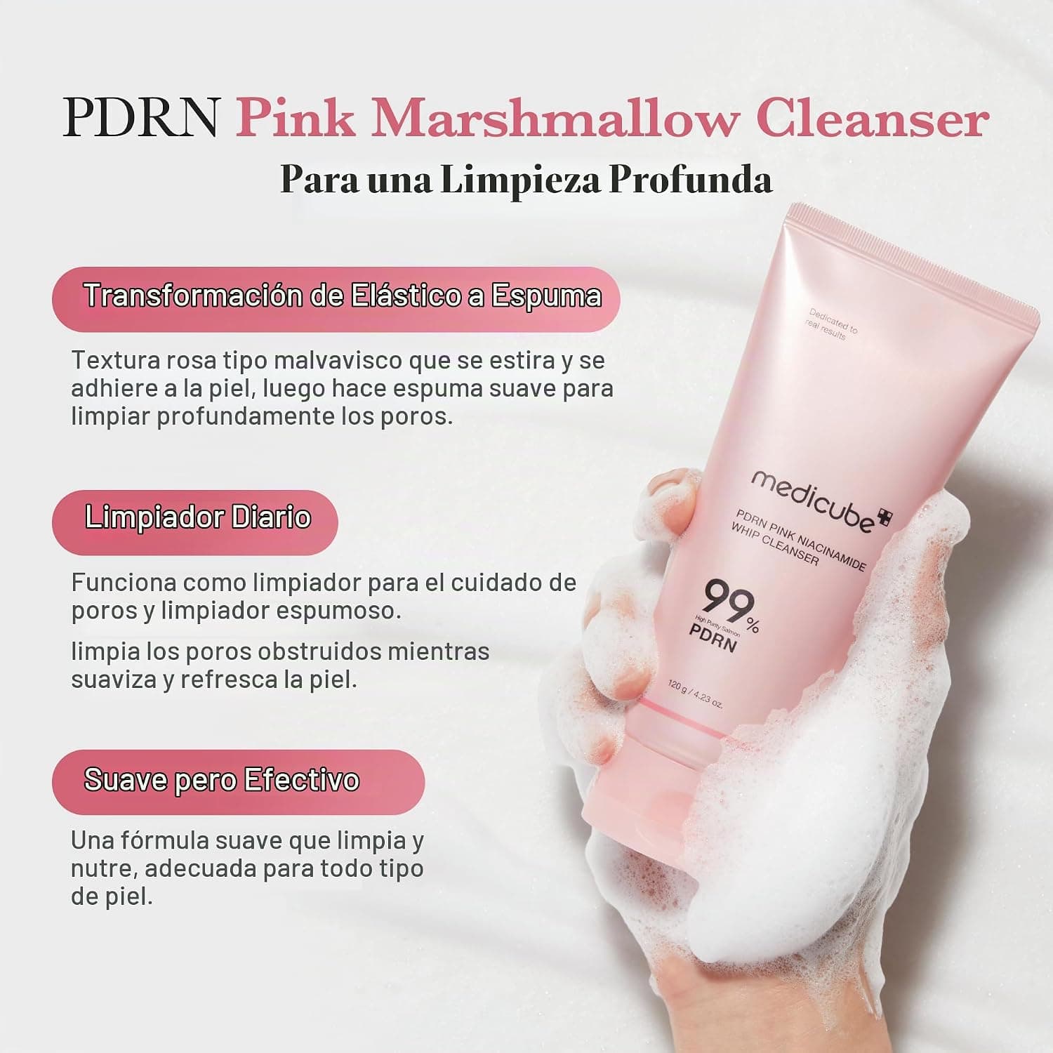 medicube PDRN Marshmallow Whip Cleanser