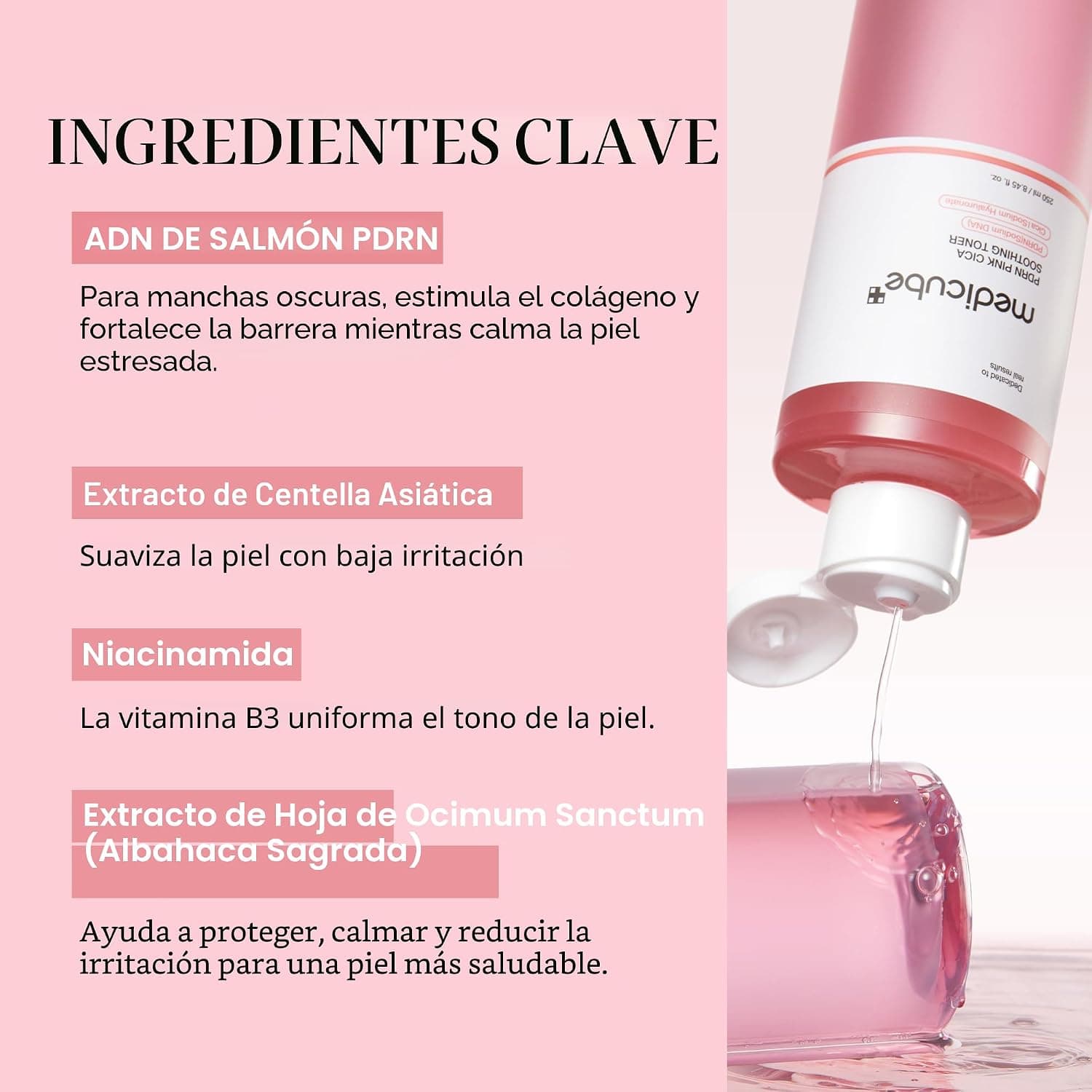 medicube PDRN Pink CICA Toner 250 ml