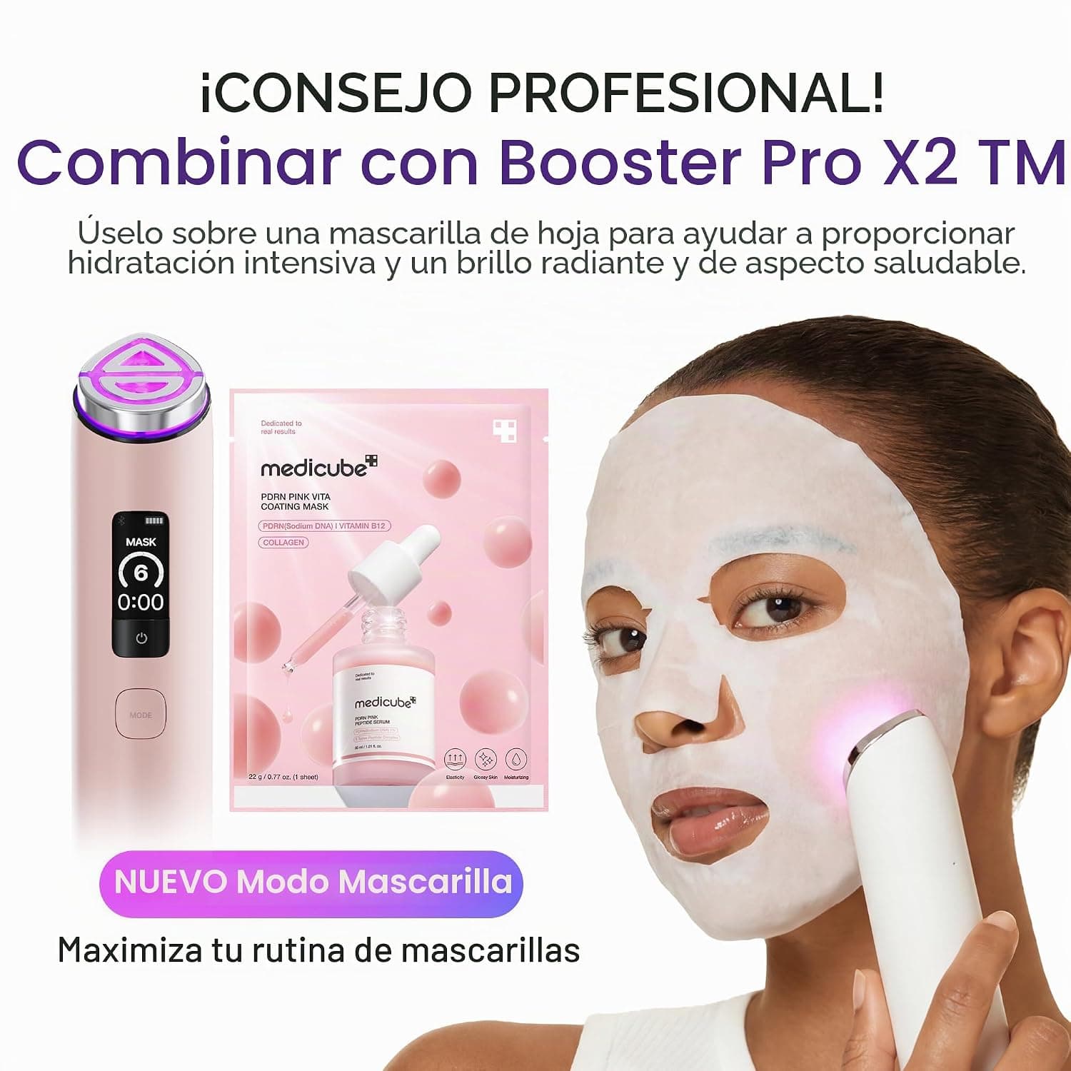 medicube PDRN Pink Vita Coating Sheet Mask 10 und