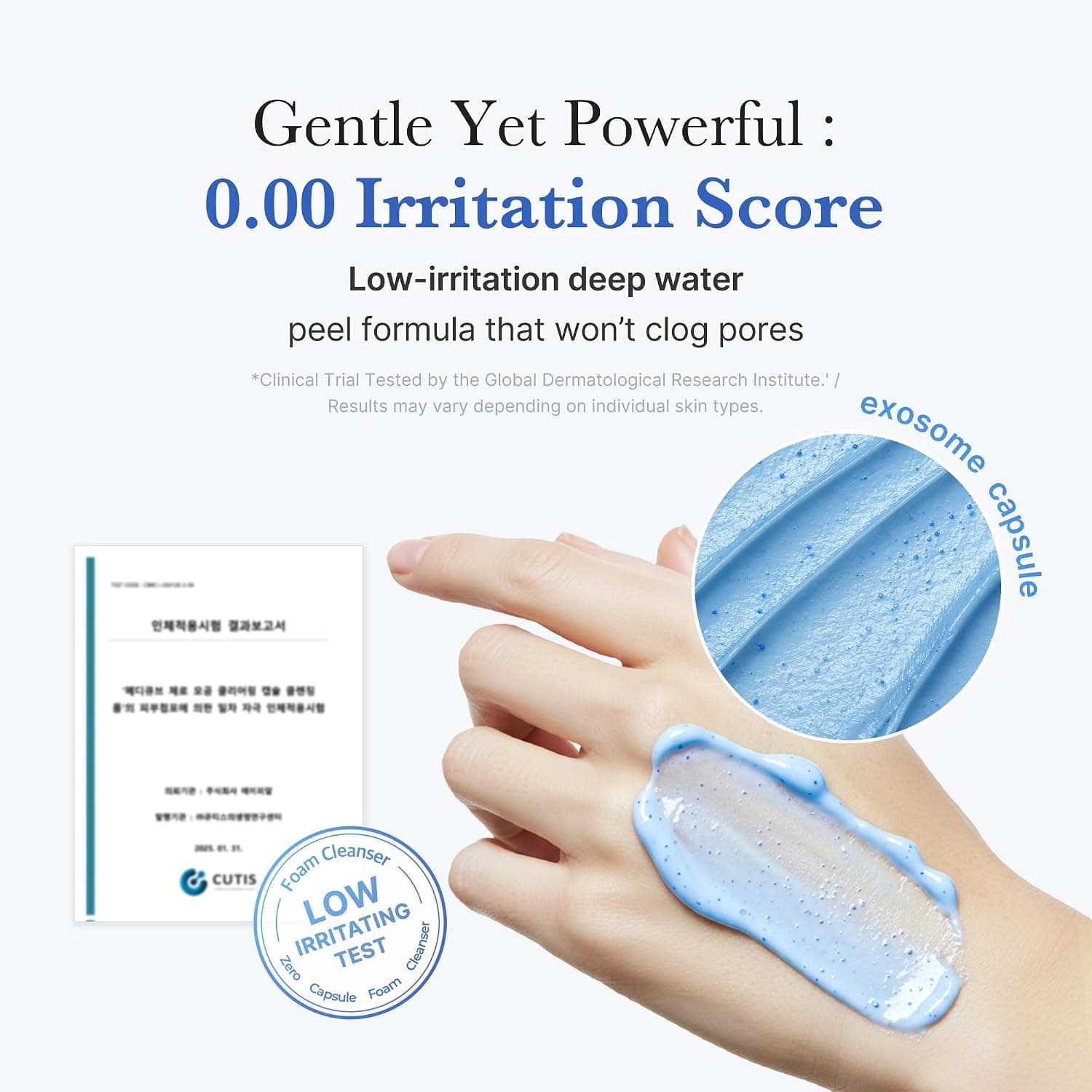 medicube Zero Pore Clear Blue Capsule Cleanser