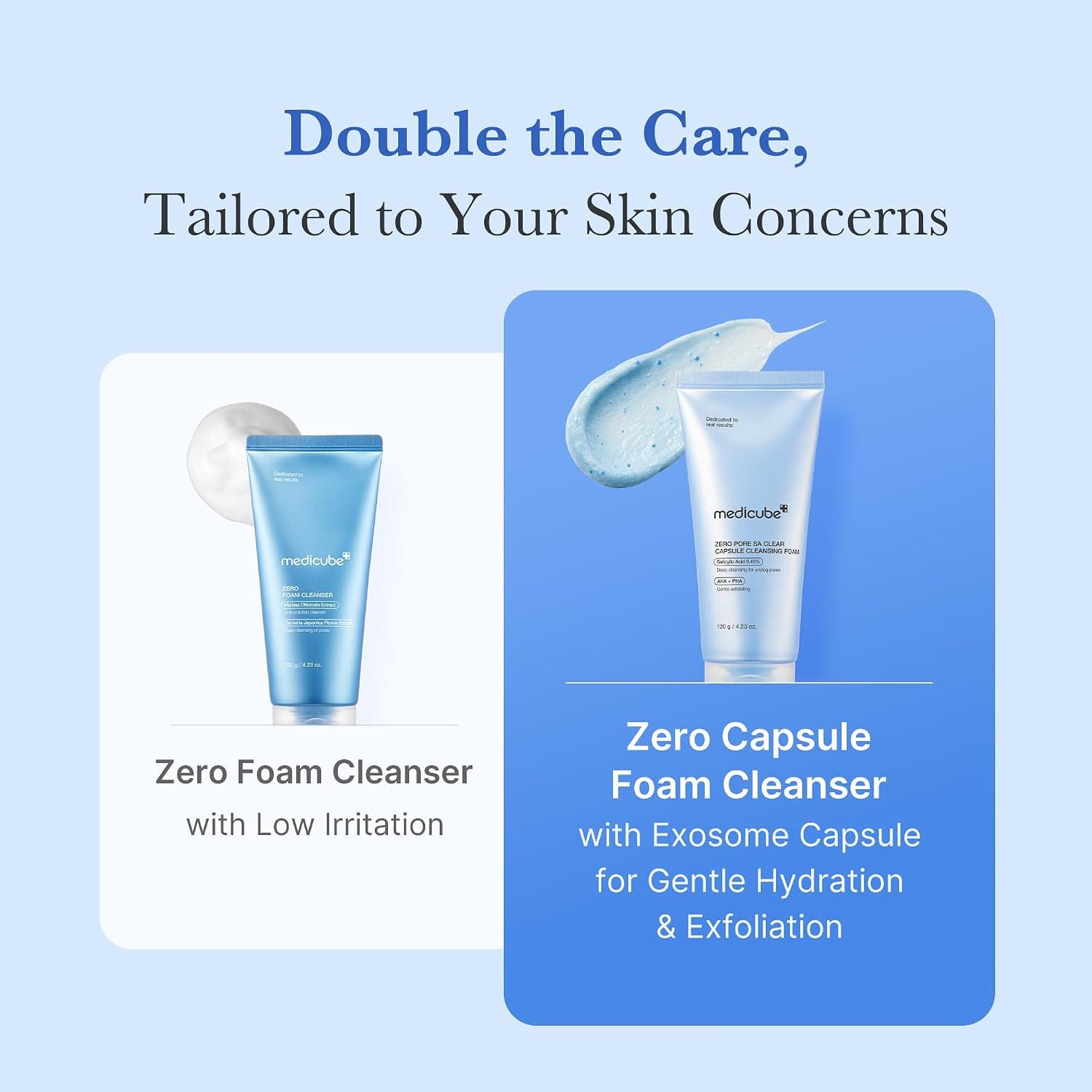 medicube Zero Pore Clear Blue Capsule Cleanser