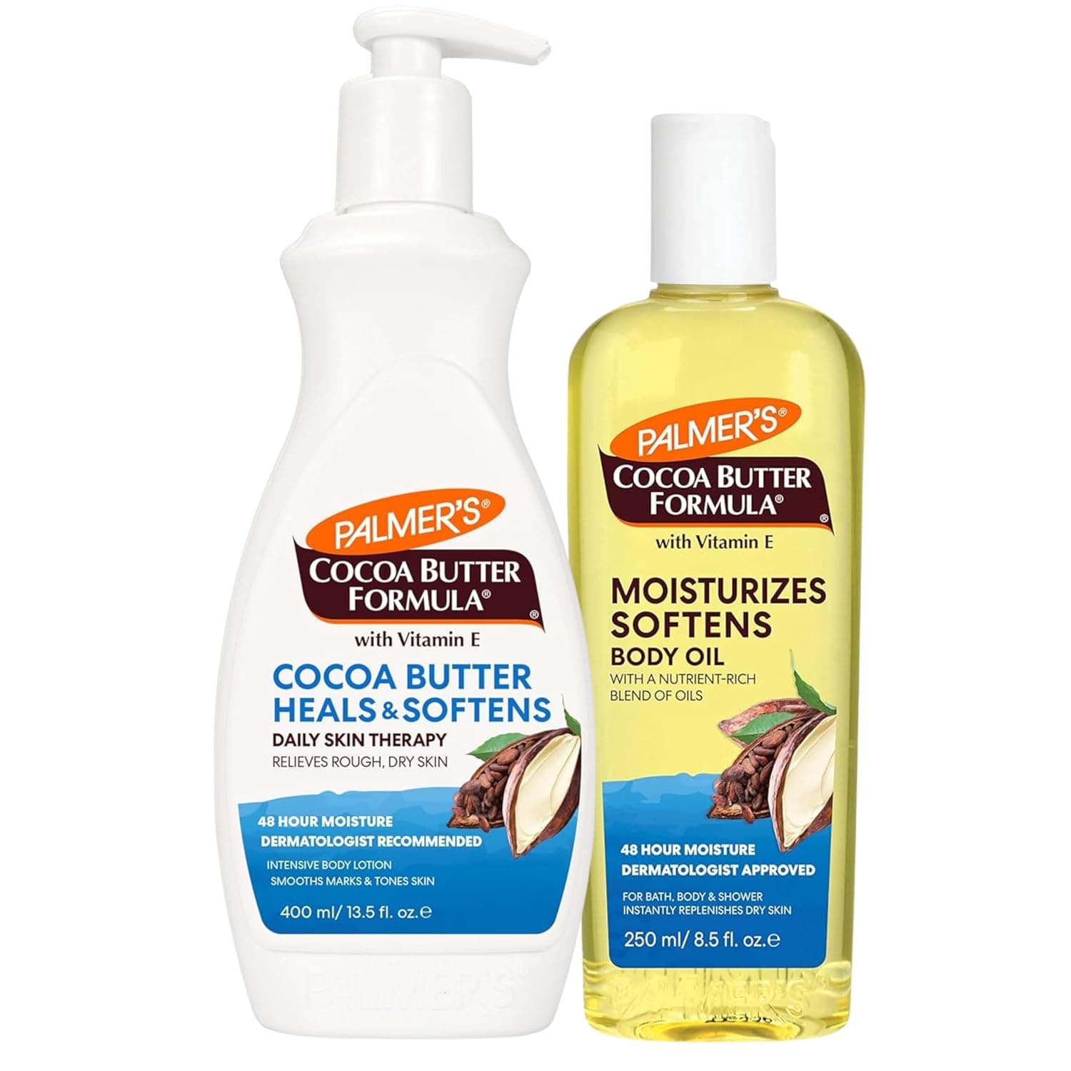 Palmer's paquete manteca de cacao (loción + aceite)