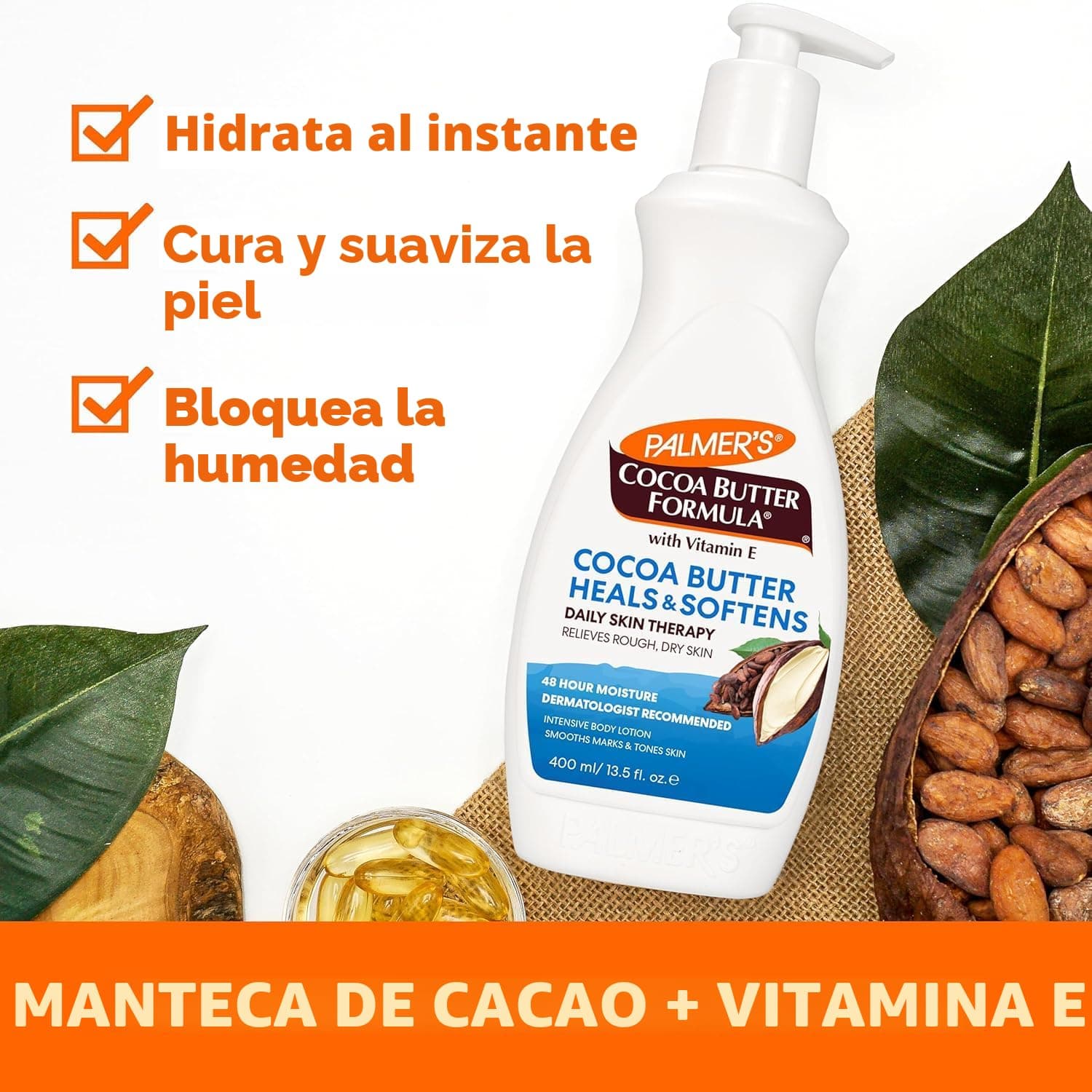 Palmer's paquete manteca de cacao (loción + aceite)