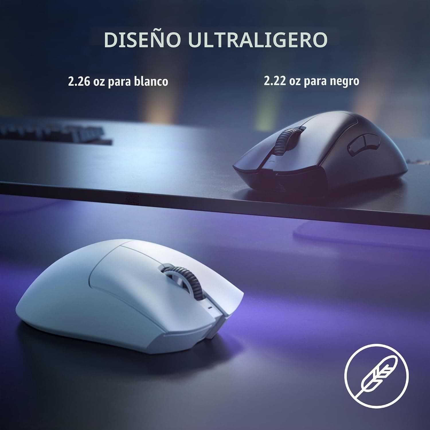 Razer DeathAdder V3 Pro + dongle HyperPolling (nuevo)