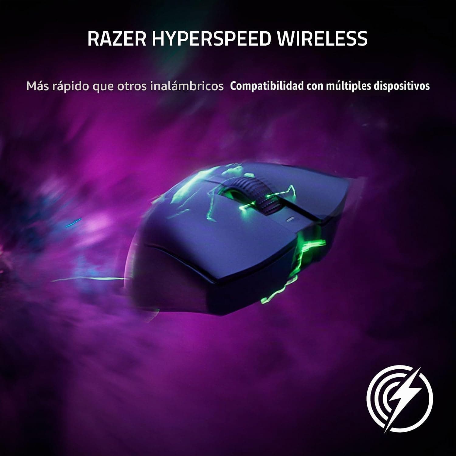 Razer DeathAdder V3 Pro + dongle HyperPolling (nuevo)