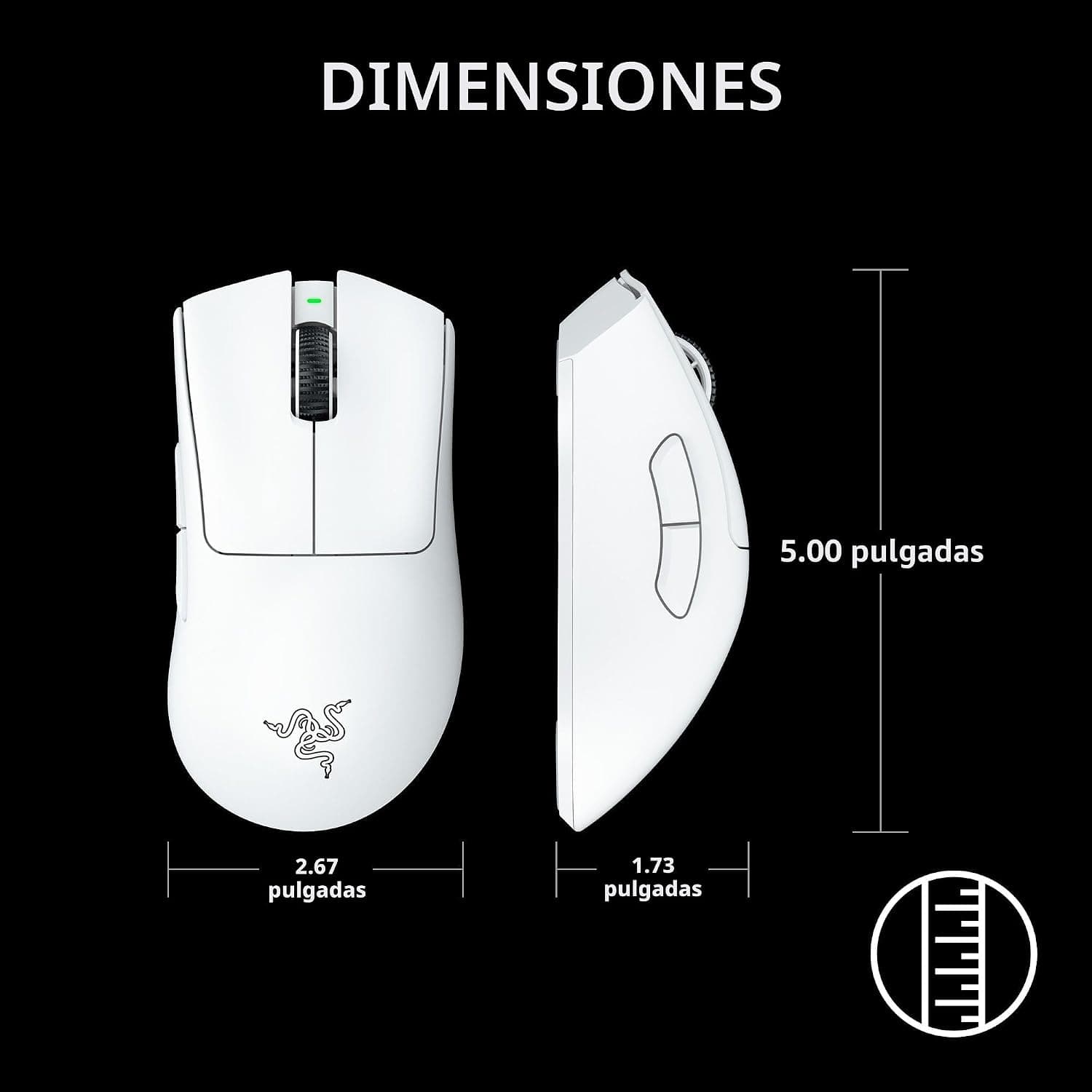 Razer DeathAdder V3 Pro + dongle HyperPolling (nuevo)