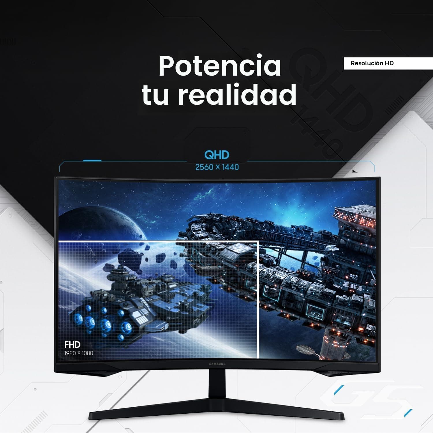 Samsung Odyssey G55C 32" QHD 165 Hz curvo