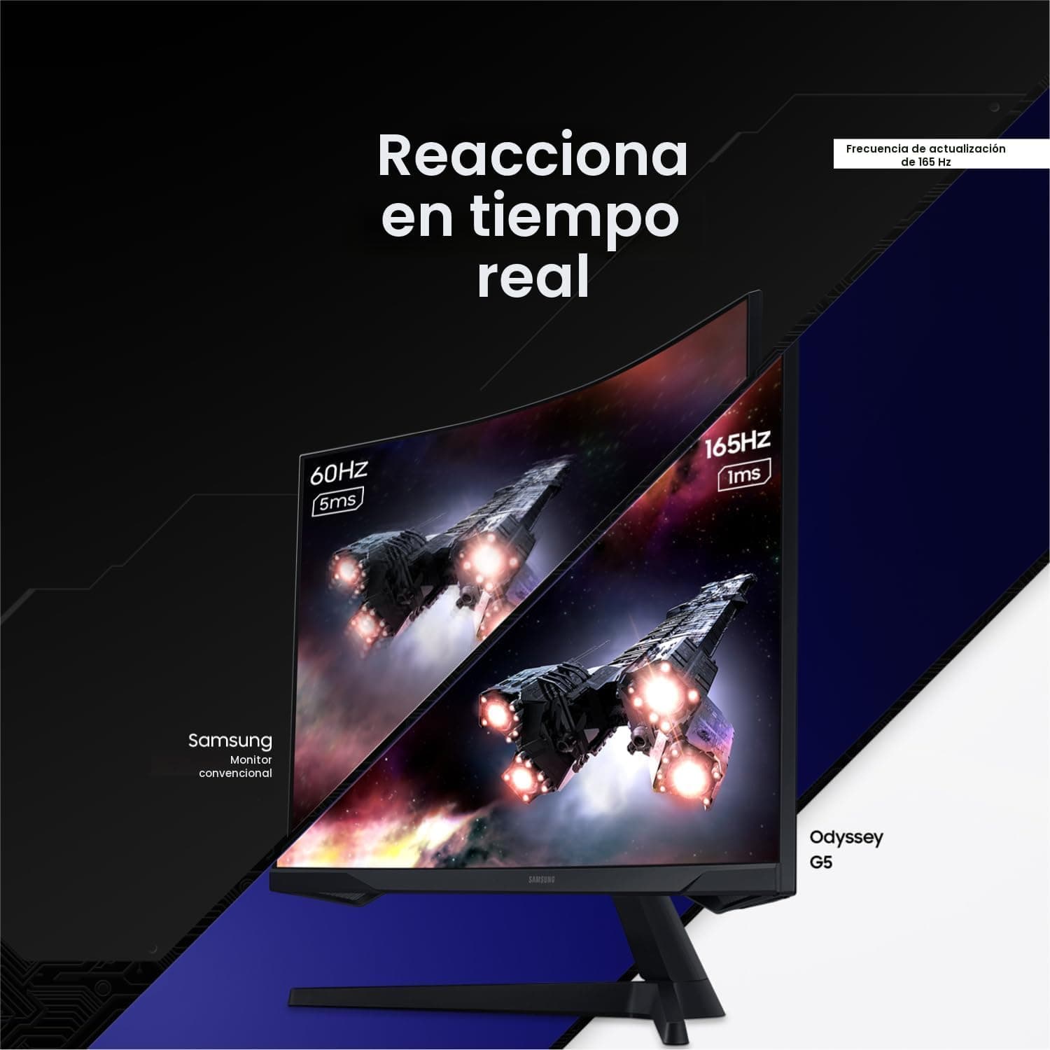 Samsung Odyssey G55C 32" QHD 165 Hz curvo
