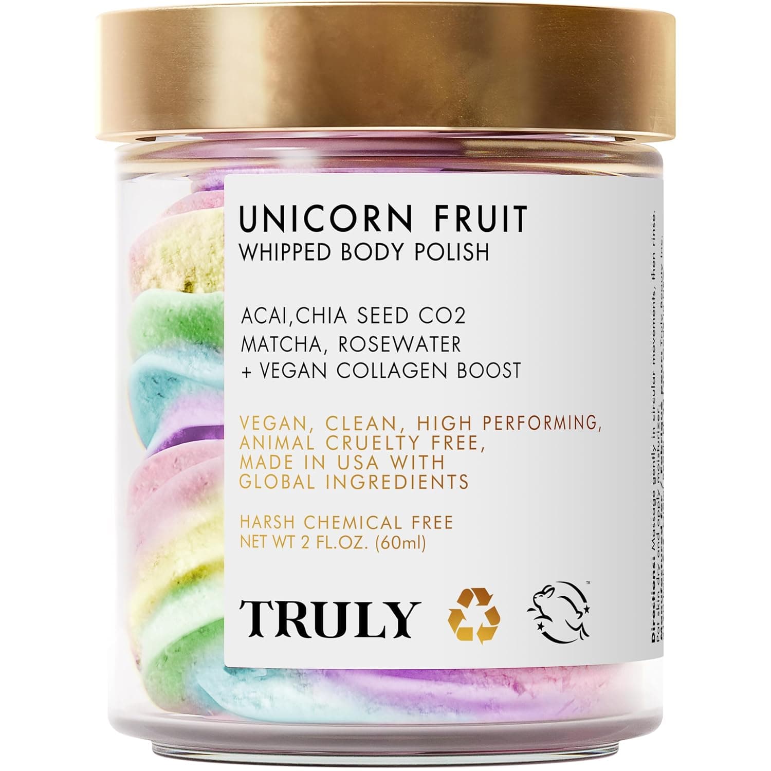 Truly Unicorn Fruit body polish 2 oz