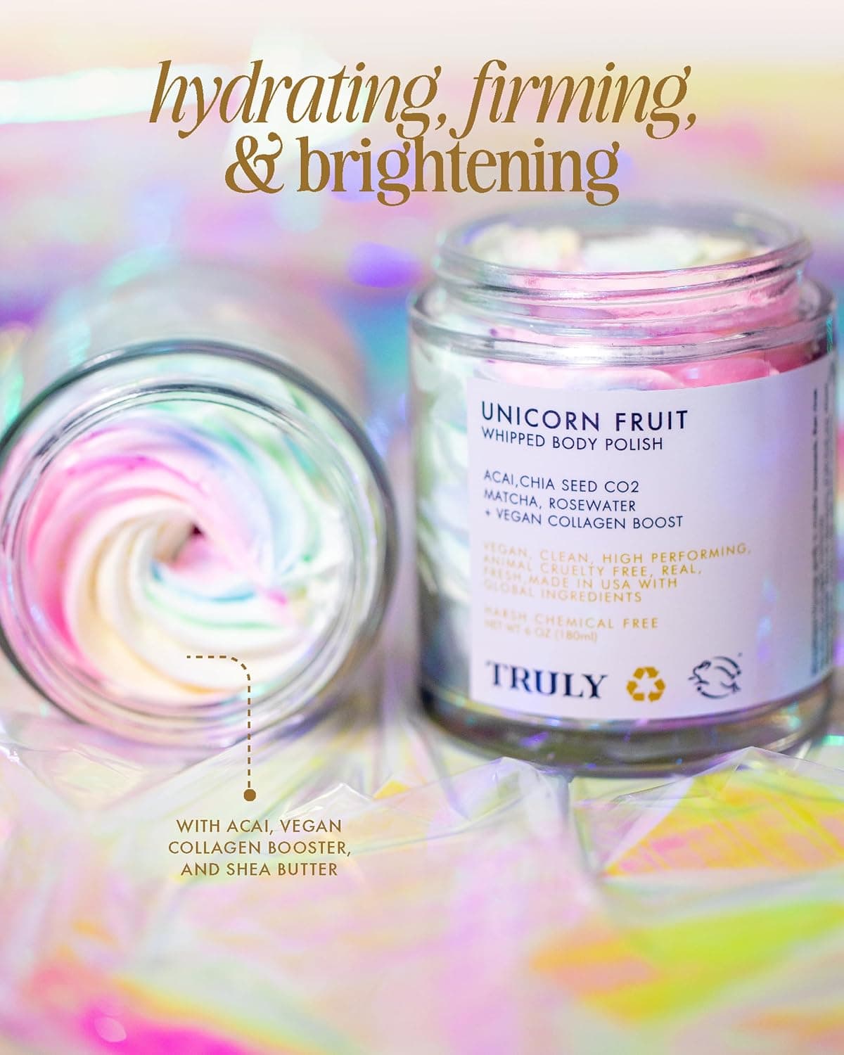 Truly Unicorn Fruit body polish 2 oz