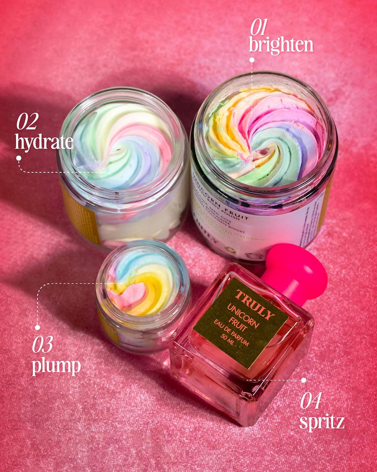 Truly Unicorn Fruit body polish 2 oz