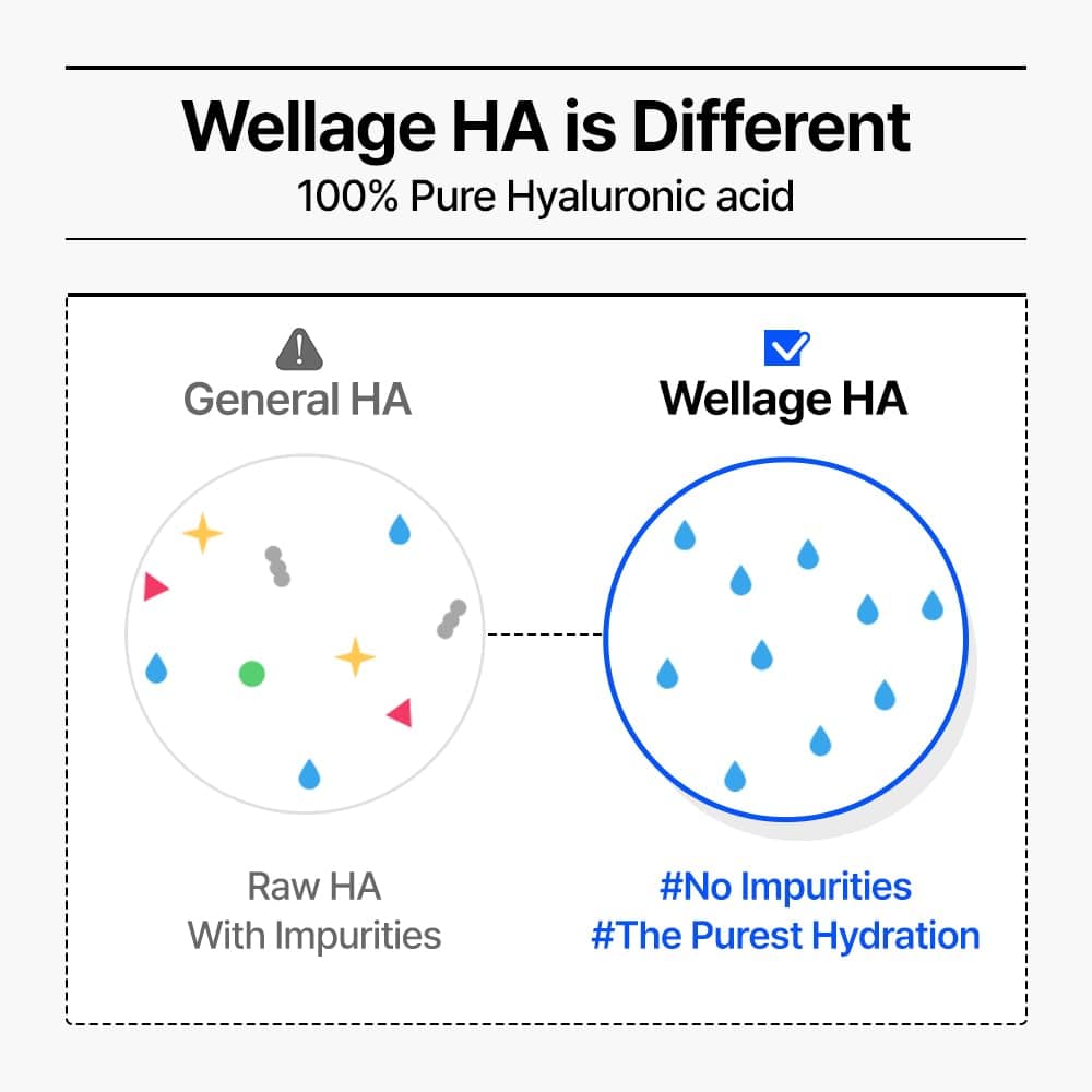 WELLAGE Real Hyaluronic Blue Ampoule 75 ml