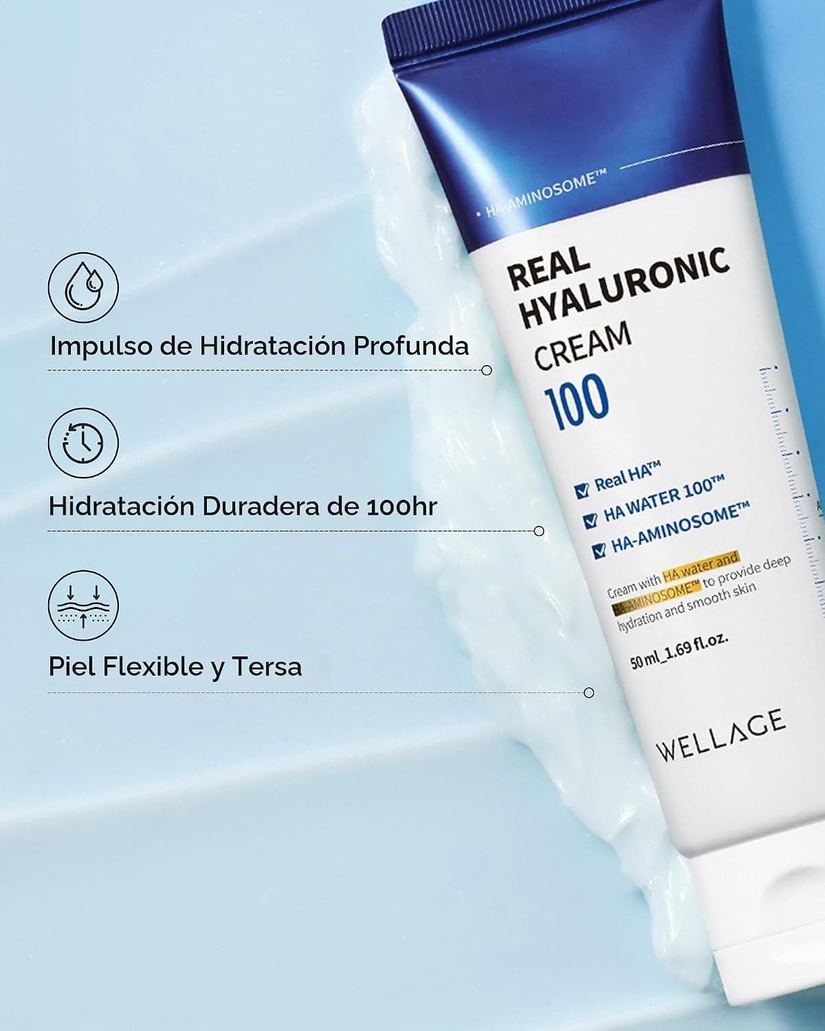 WELLAGE Real Hyaluronic Cream 100 (80 ml)